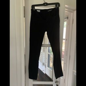 Cropped black skinny jeans